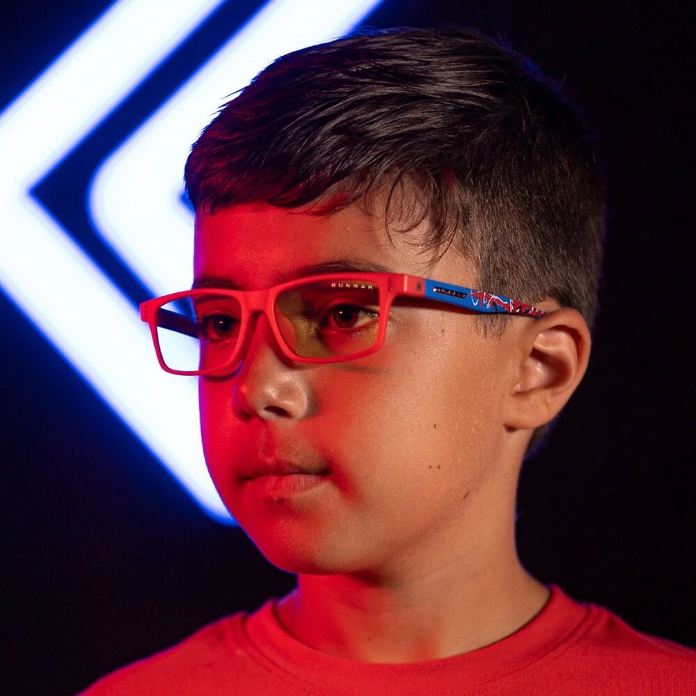 NIB Gunnar Optiks: Cruz Kids Large, Spider-Man Edition Unisex Glasses